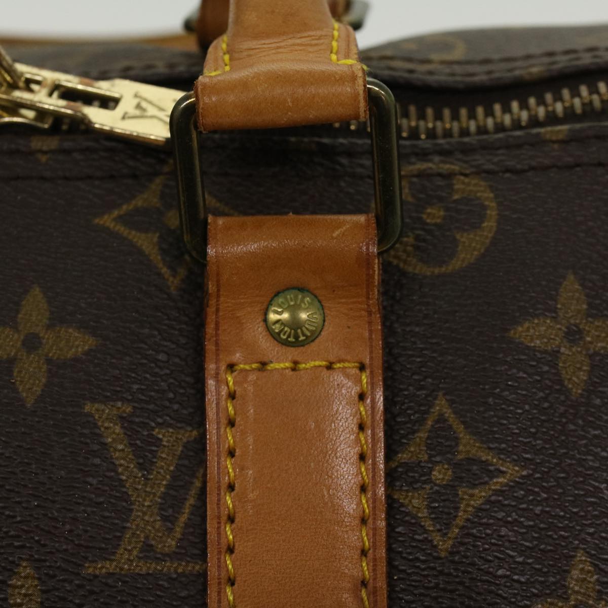 LOUIS VUITTON Monogram Keepall Bandouliere 45 Boston Bag M41418 LV 46364