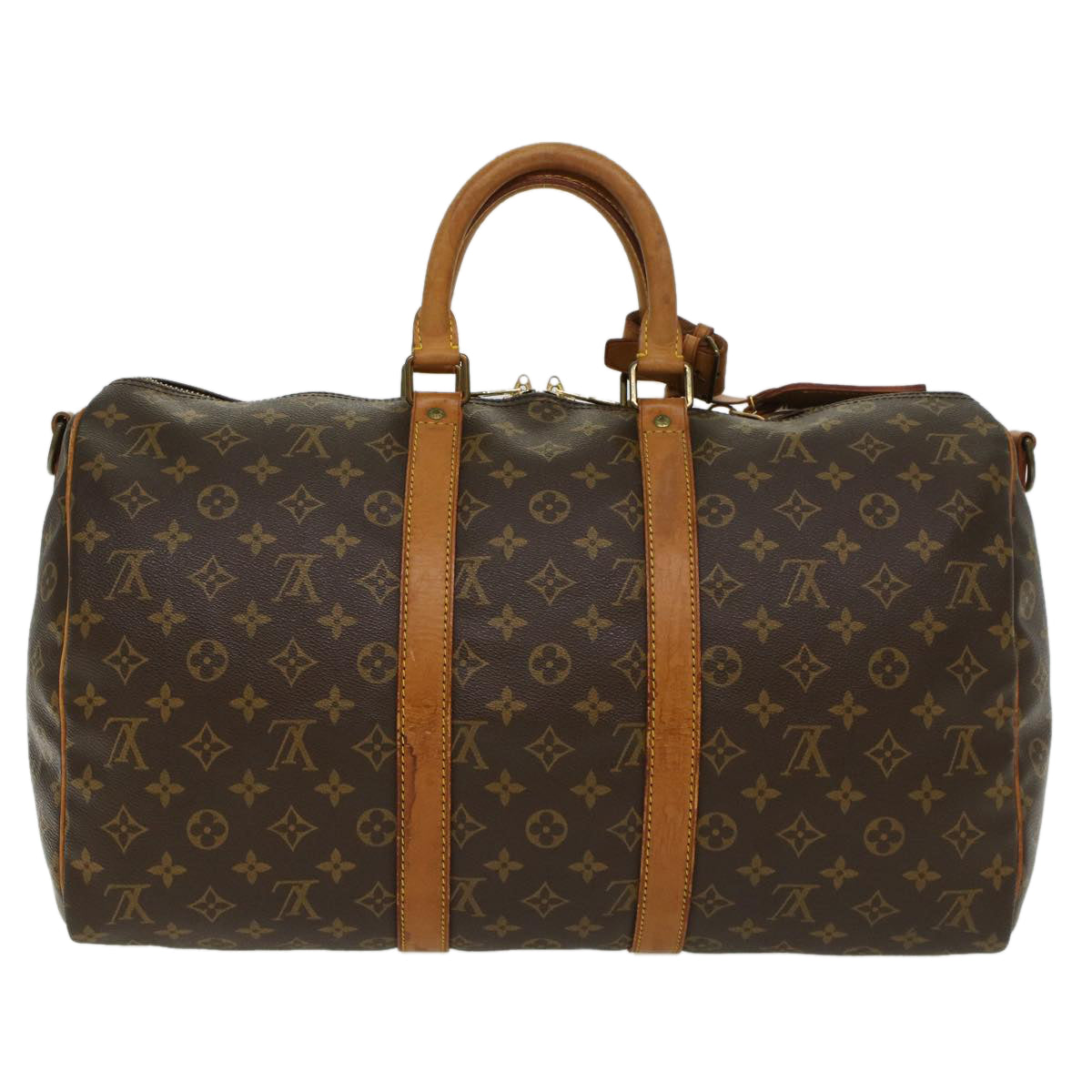 LOUIS VUITTON Monogram Keepall Bandouliere 45 Boston Bag M41418 LV 46364
