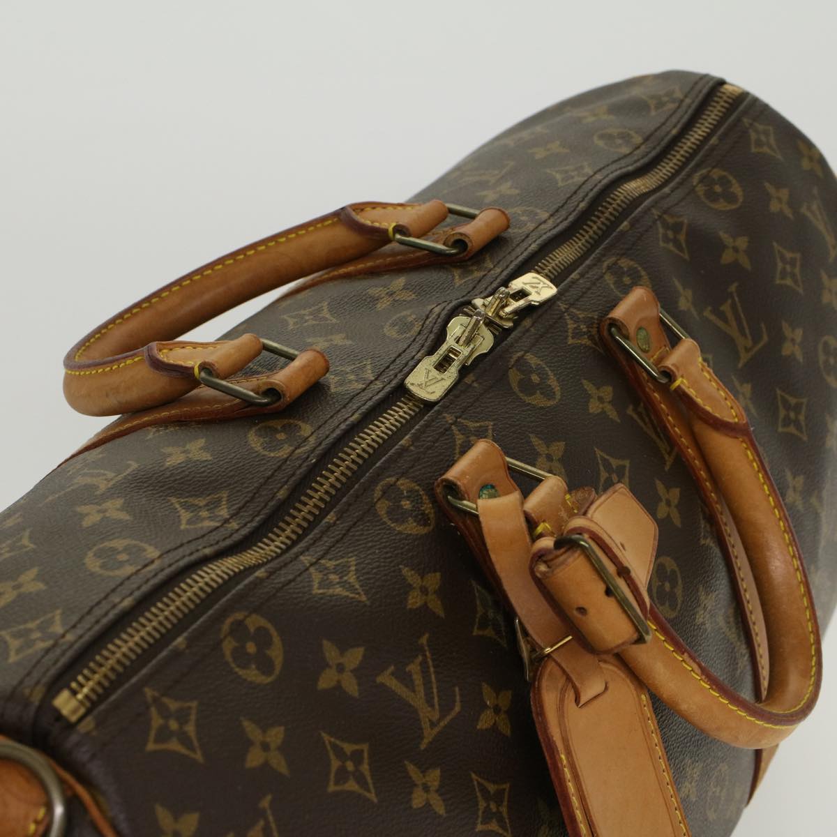 LOUIS VUITTON Monogram Keepall Bandouliere 45 Boston Bag M41418 LV 46364