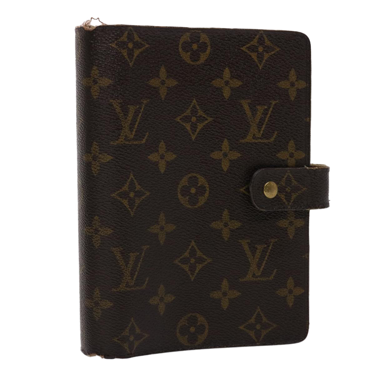 LOUIS VUITTON Monogram Agenda MM Day Planner Cover R20105 LV 46373