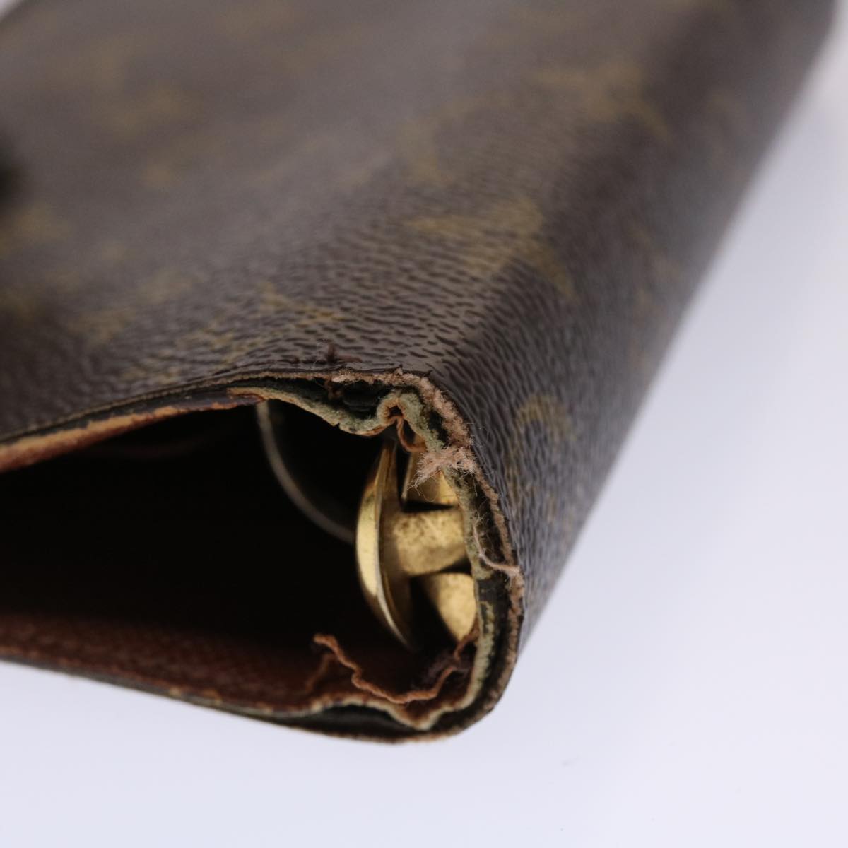 LOUIS VUITTON Monogram Agenda MM Day Planner Cover R20105 LV 46373