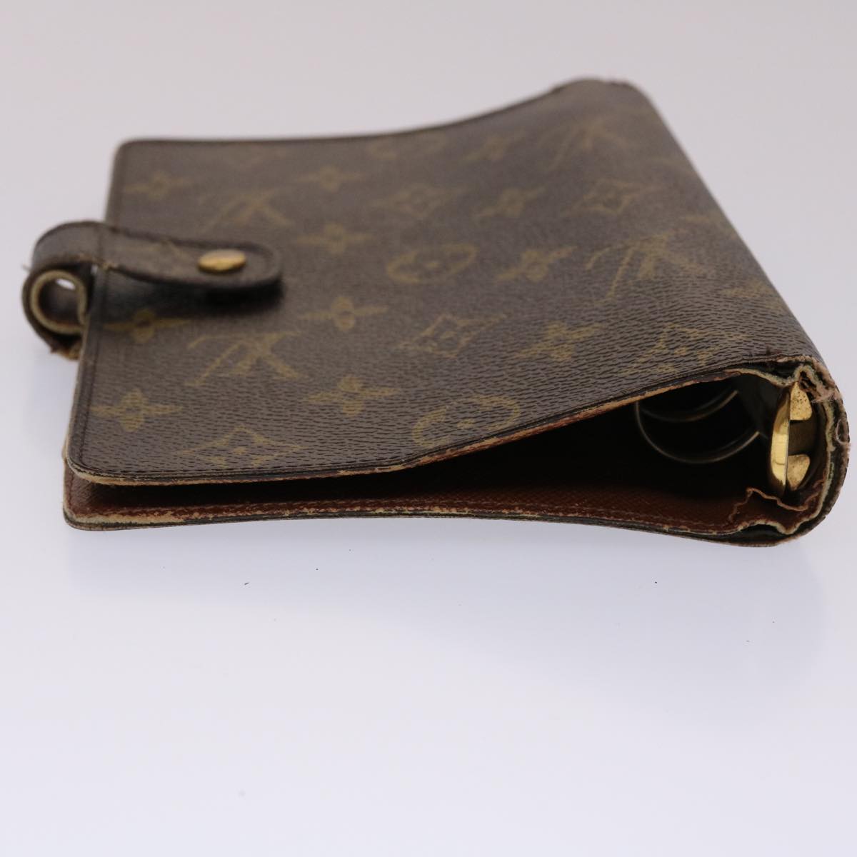 LOUIS VUITTON Monogram Agenda MM Day Planner Cover R20105 LV 46373