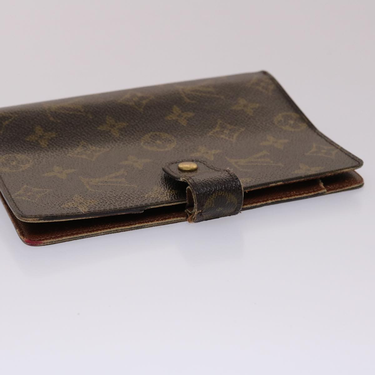 LOUIS VUITTON Monogram Agenda MM Day Planner Cover R20105 LV 46373