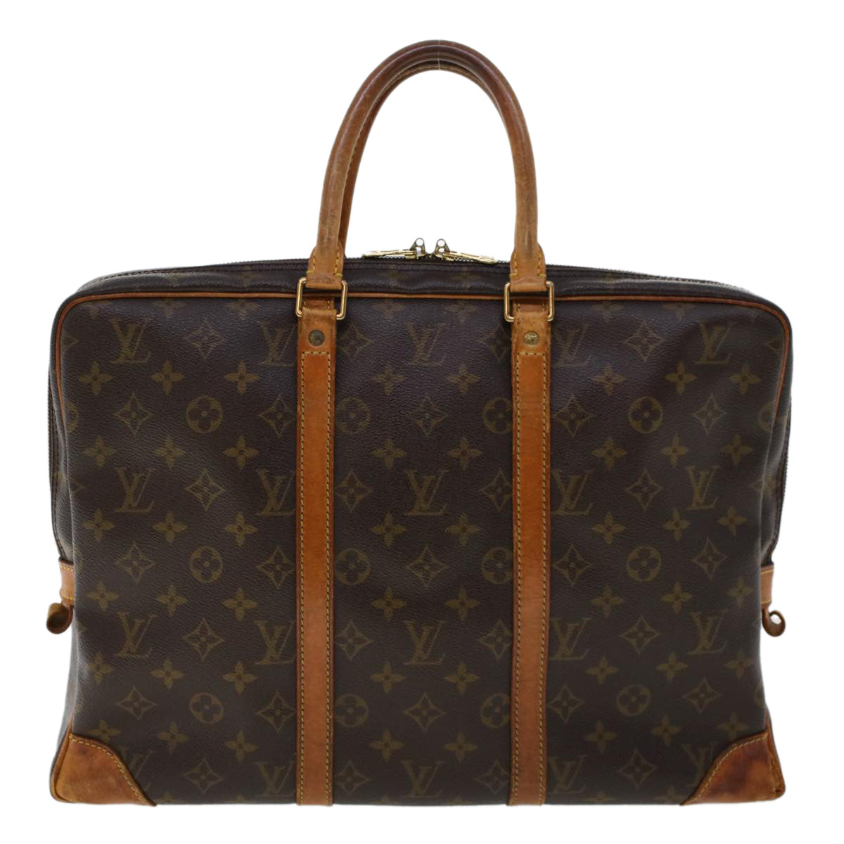 LOUIS VUITTON Monogram Porte Documents Voyage Business Bag M53361 LV 46374