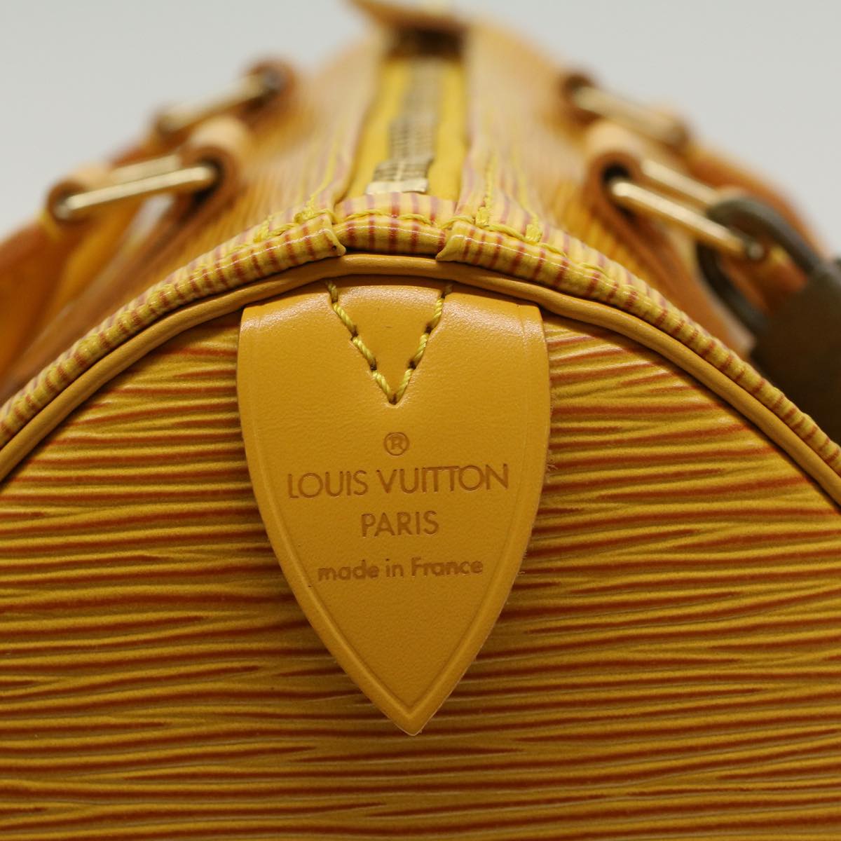 LOUIS VUITTON Epi Speedy 25 Hand Bag Tassili Yellow M43019 LV 46378