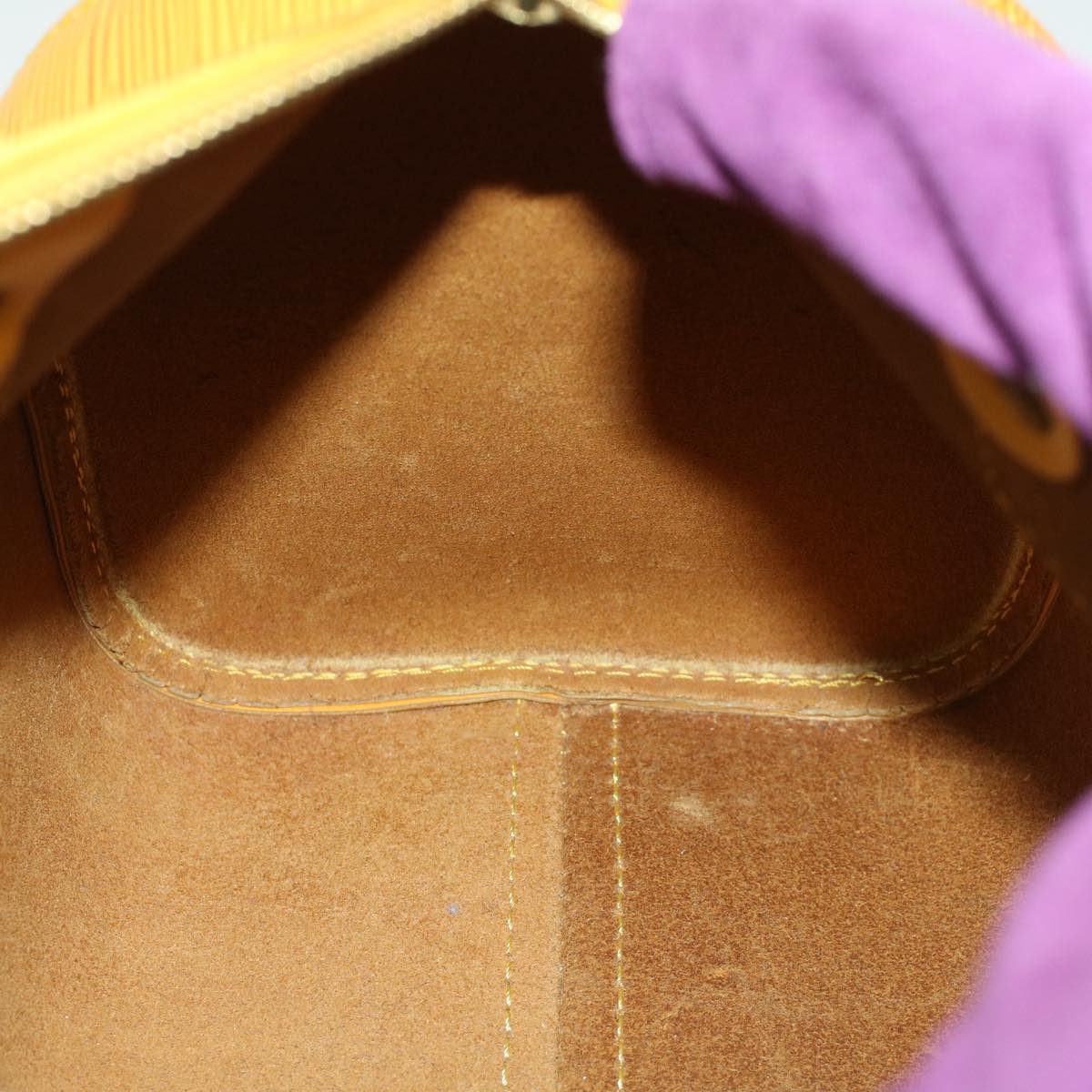 LOUIS VUITTON Epi Speedy 25 Hand Bag Tassili Yellow M43019 LV 46378