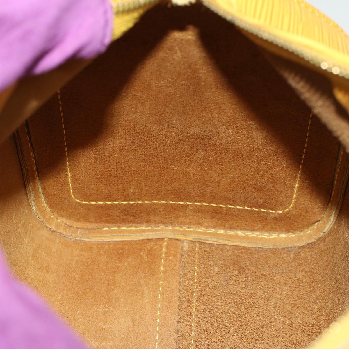 LOUIS VUITTON Epi Speedy 25 Hand Bag Tassili Yellow M43019 LV 46378