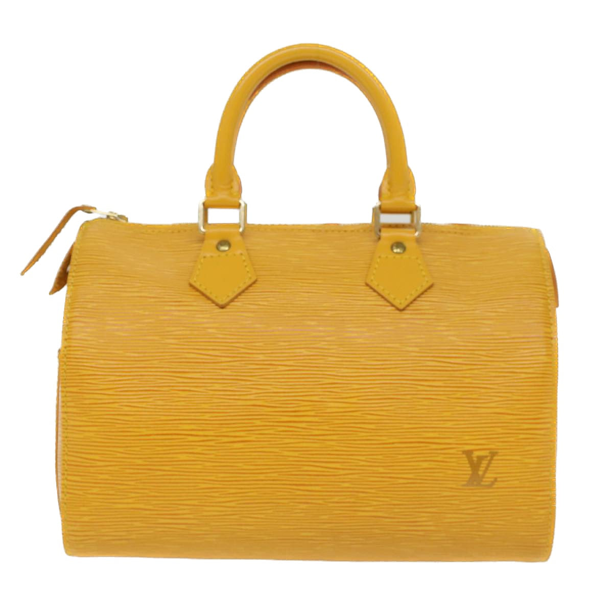 LOUIS VUITTON Epi Speedy 25 Hand Bag Tassili Yellow M43019 LV 46378