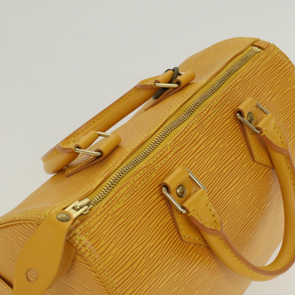 LOUIS VUITTON Epi Speedy 25 Hand Bag Tassili Yellow M43019 LV 46378