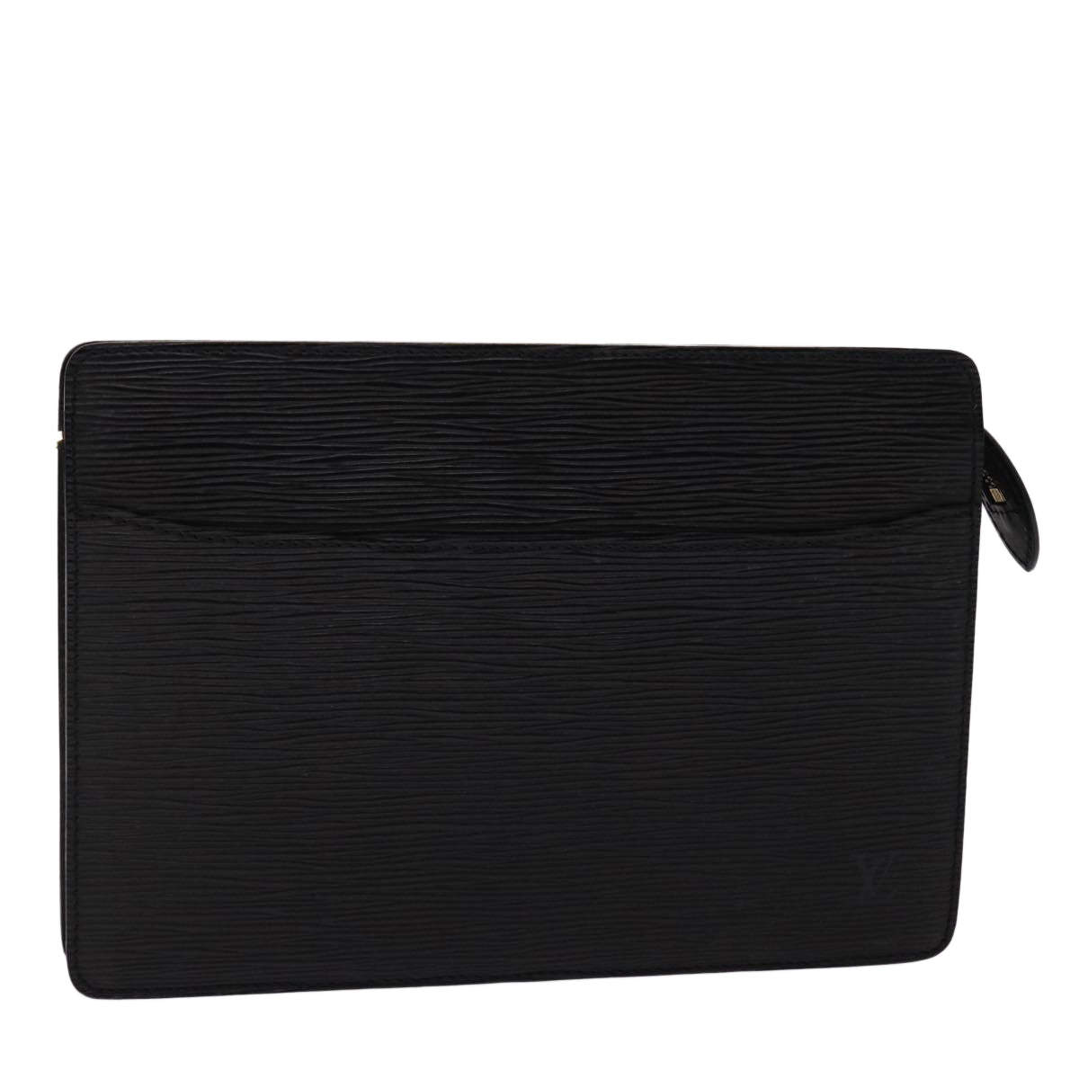 LOUIS VUITTON Epi Pochette Homme Clutch Bag Black M52522 LV 46380