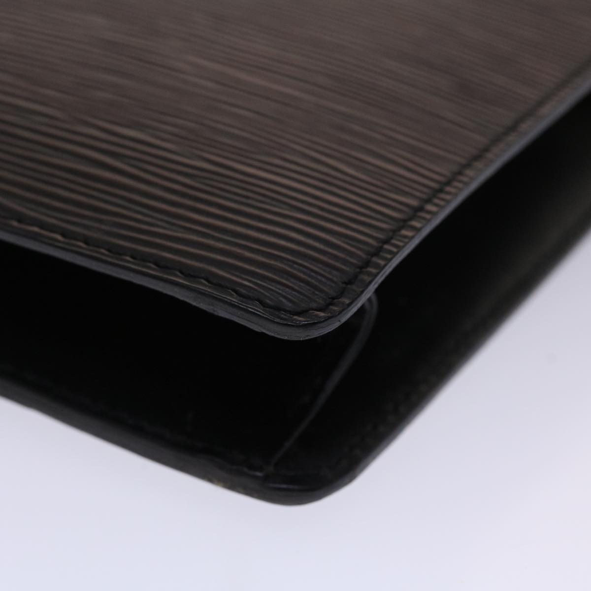 LOUIS VUITTON Epi Pochette Homme Clutch Bag Black M52522 LV 46380