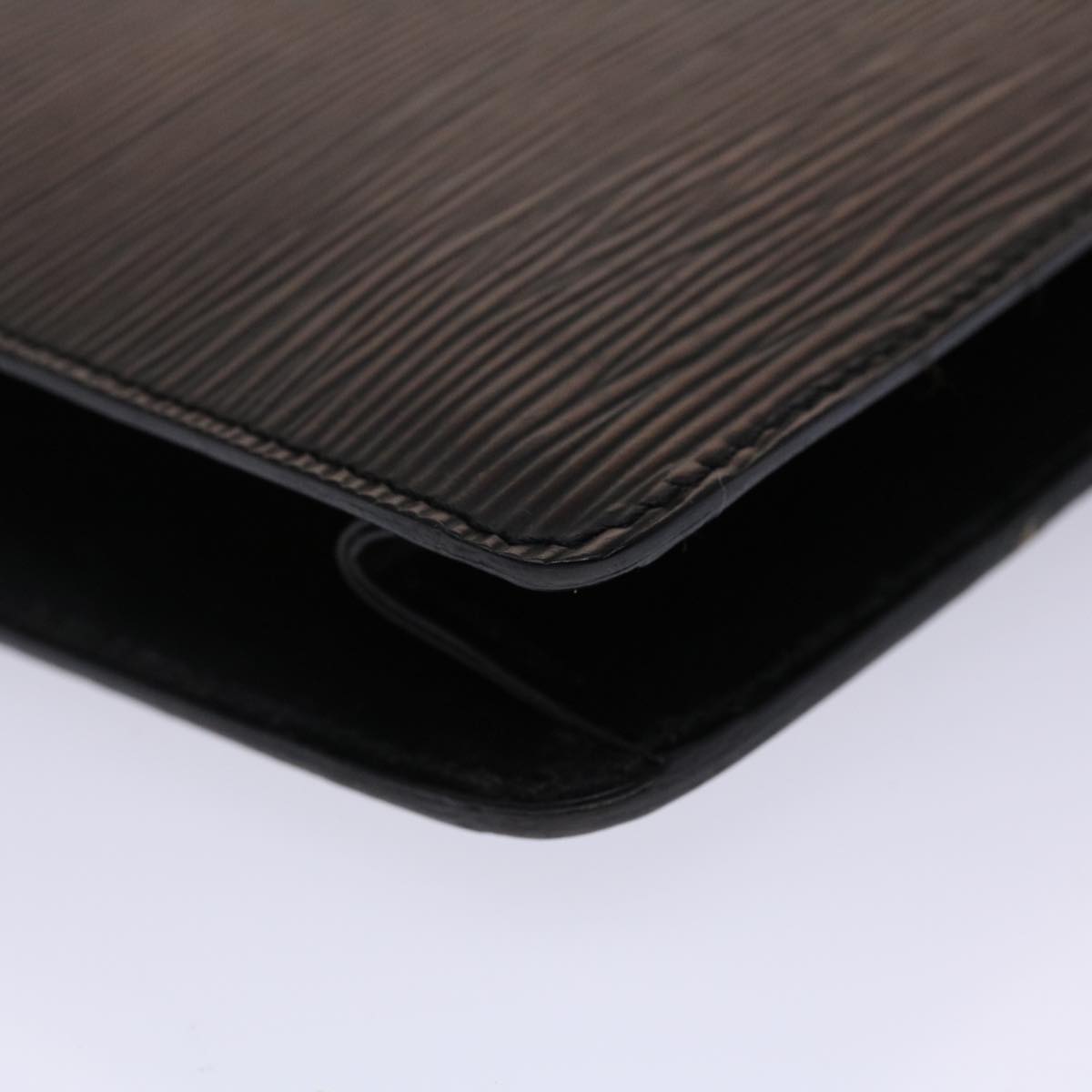 LOUIS VUITTON Epi Pochette Homme Clutch Bag Black M52522 LV 46380