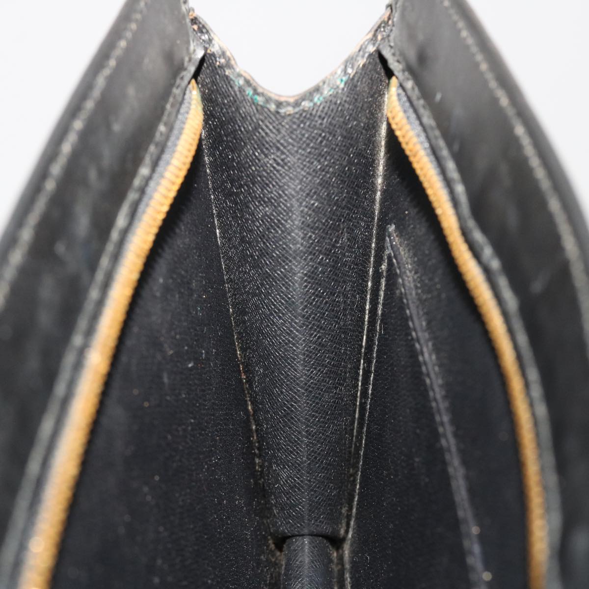LOUIS VUITTON Epi Pochette Homme Clutch Bag Black M52522 LV 46380