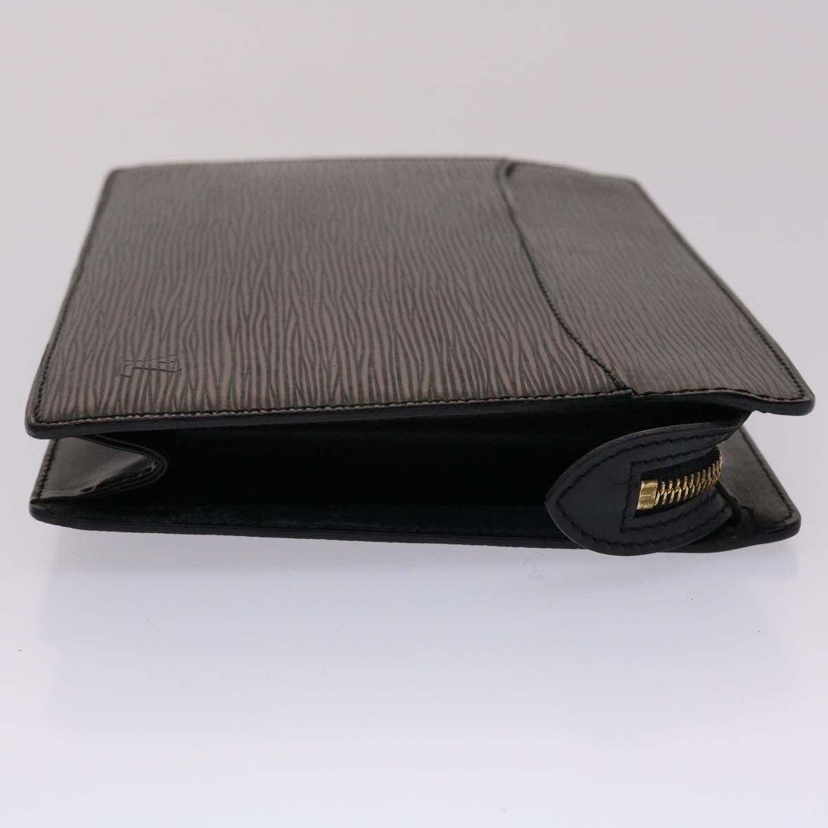 LOUIS VUITTON Epi Pochette Homme Clutch Bag Black M52522 LV 46380