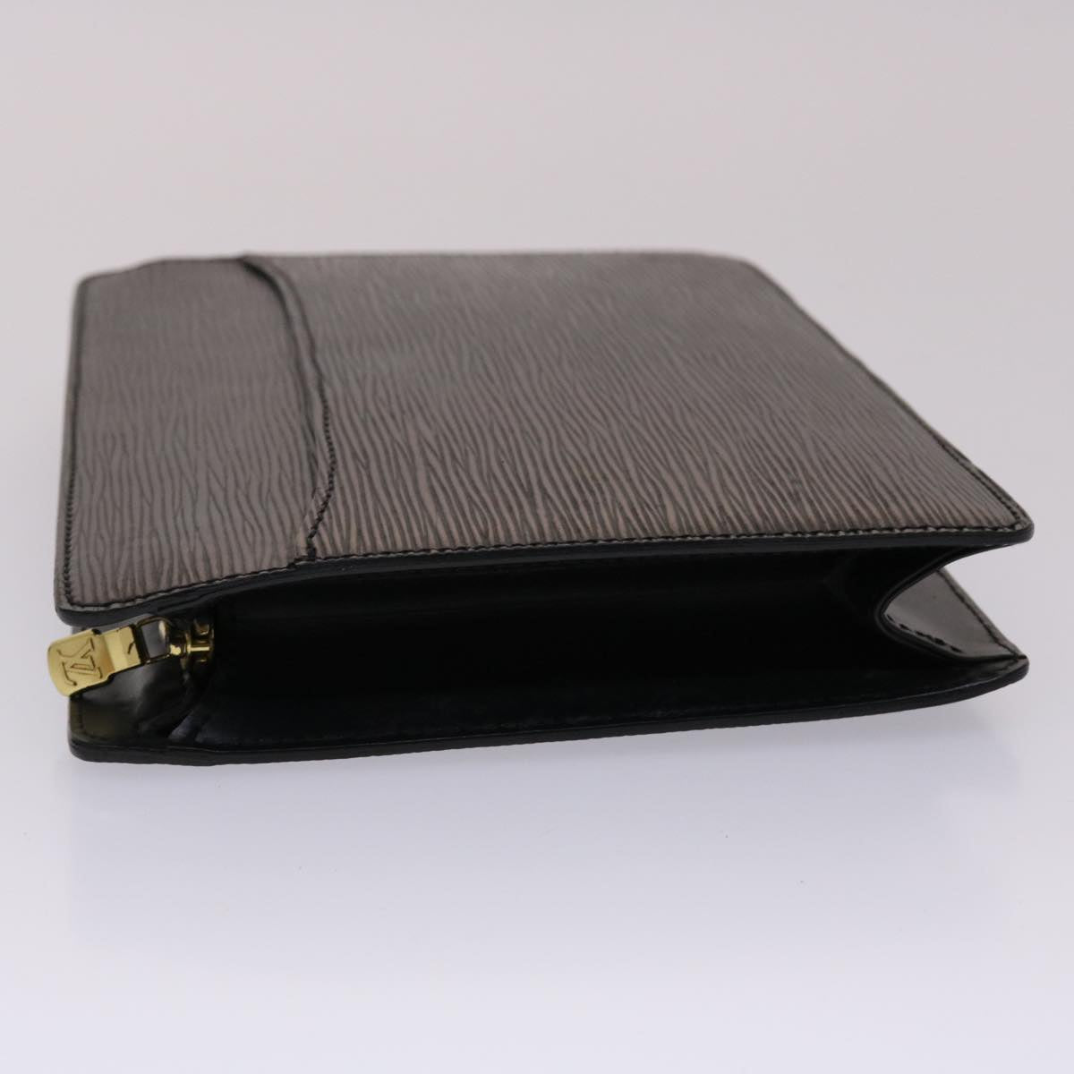 LOUIS VUITTON Epi Pochette Homme Clutch Bag Black M52522 LV 46380