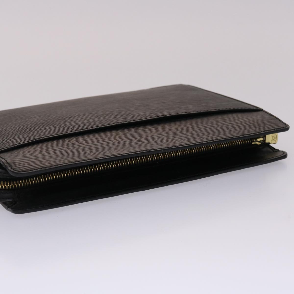 LOUIS VUITTON Epi Pochette Homme Clutch Bag Black M52522 LV 46380