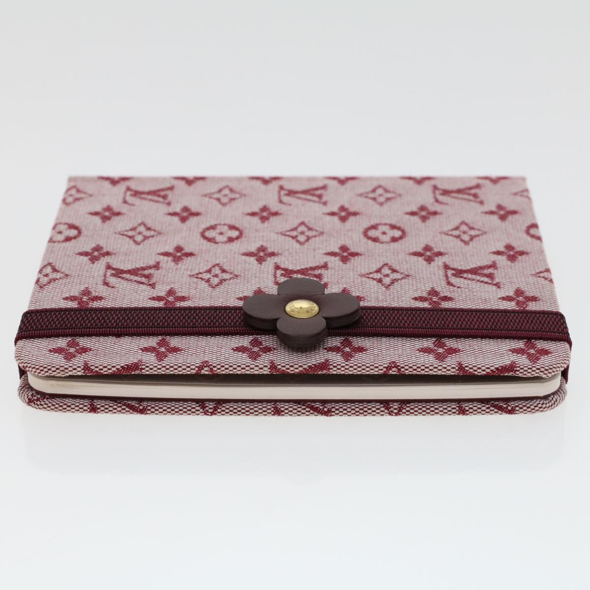 LOUIS VUITTON Monogram Mini Carnet MM Day Planner Cover Red R20834 LV 46382