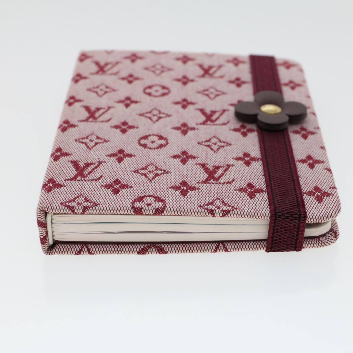 LOUIS VUITTON Monogram Mini Carnet MM Day Planner Cover Red R20834 LV 46382