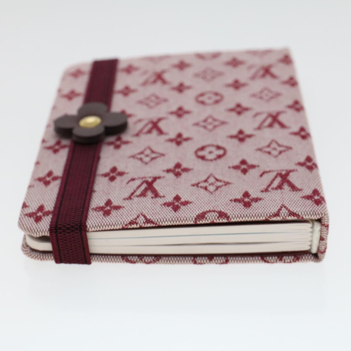 LOUIS VUITTON Monogram Mini Carnet MM Day Planner Cover Red R20834 LV 46382