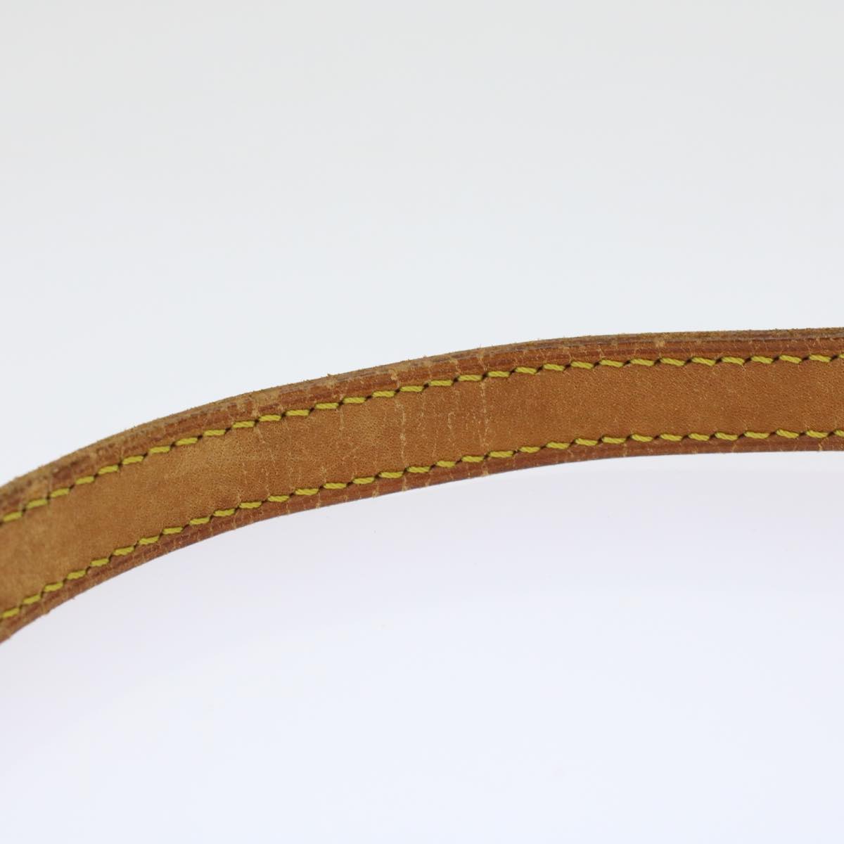 LOUIS VUITTON Shoulder Strap Leather 36.2"" Beige LV 46388