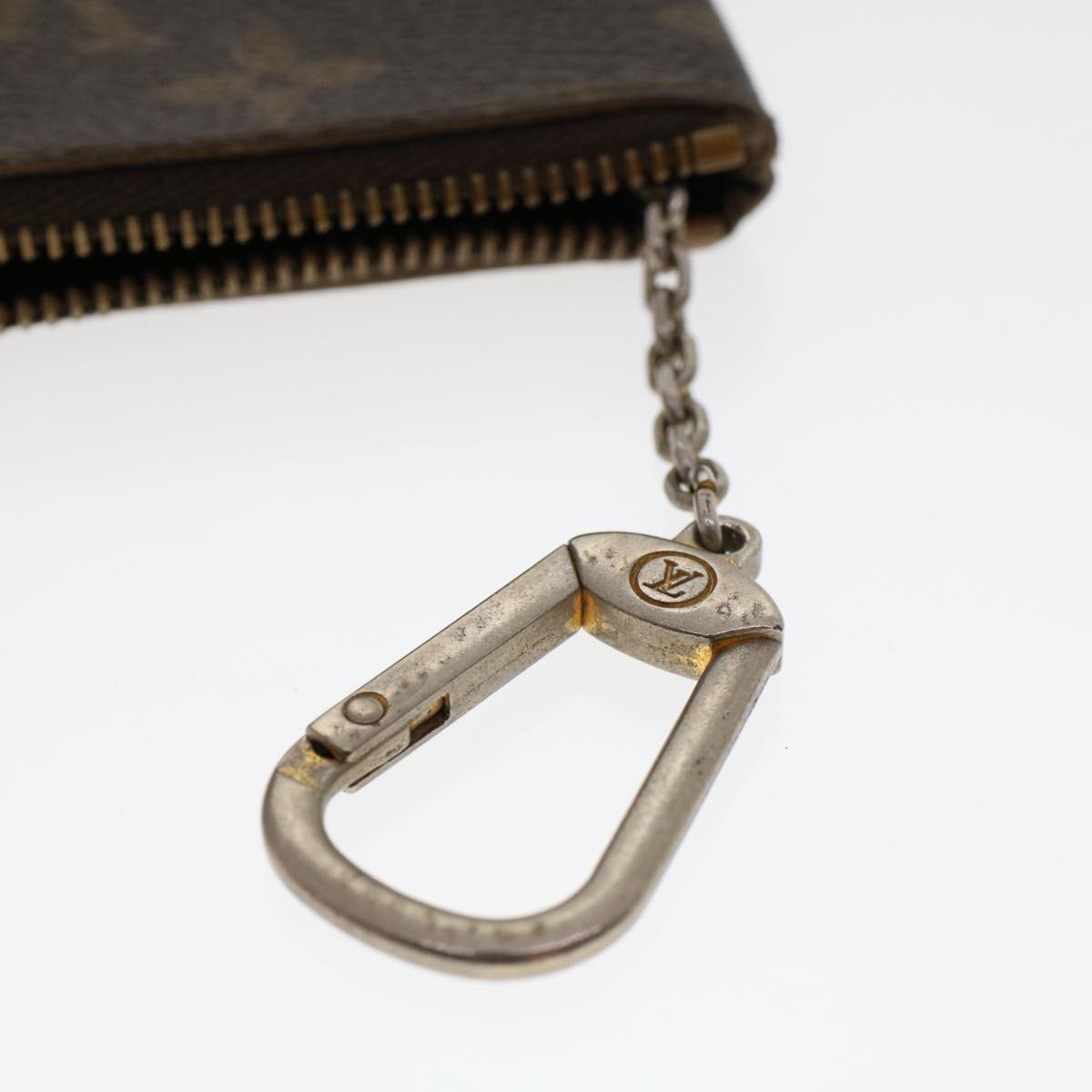LOUIS VUITTON Monogram Pochette Cles Coin Purse M62650 LV 46390