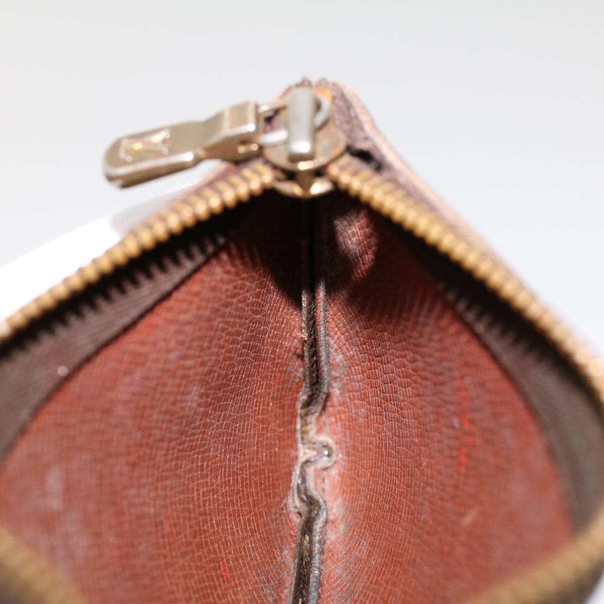 LOUIS VUITTON Monogram Pochette Cles Coin Purse M62650 LV 46390