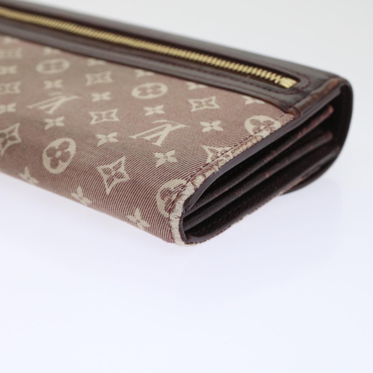 LOUIS VUITTON Monogram Ideal Portefeuille Sarah Long Wallet M63008 LV 46392