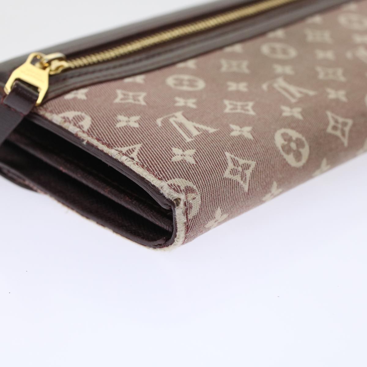LOUIS VUITTON Monogram Ideal Portefeuille Sarah Long Wallet M63008 LV 46392