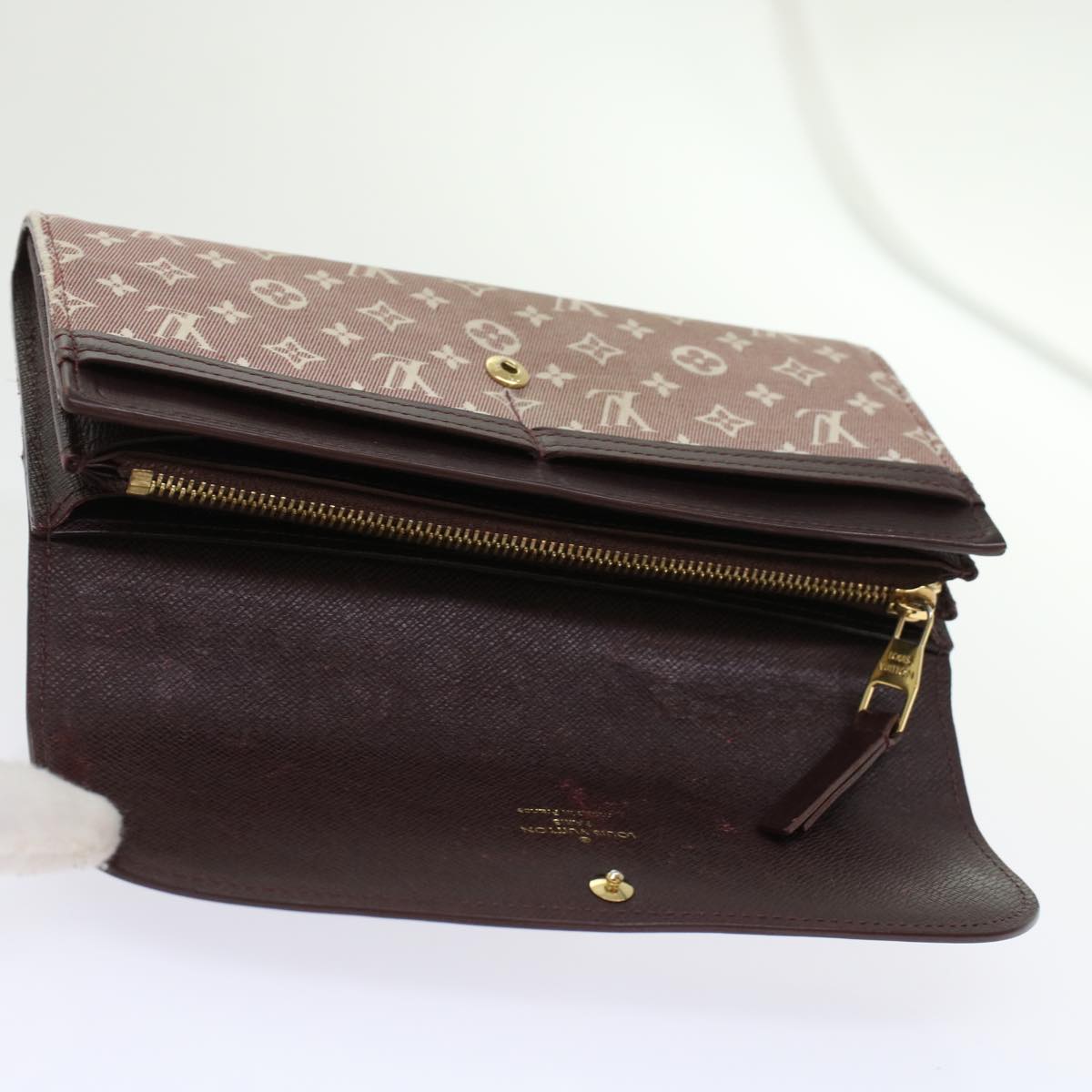 LOUIS VUITTON Monogram Ideal Portefeuille Sarah Long Wallet M63008 LV 46392