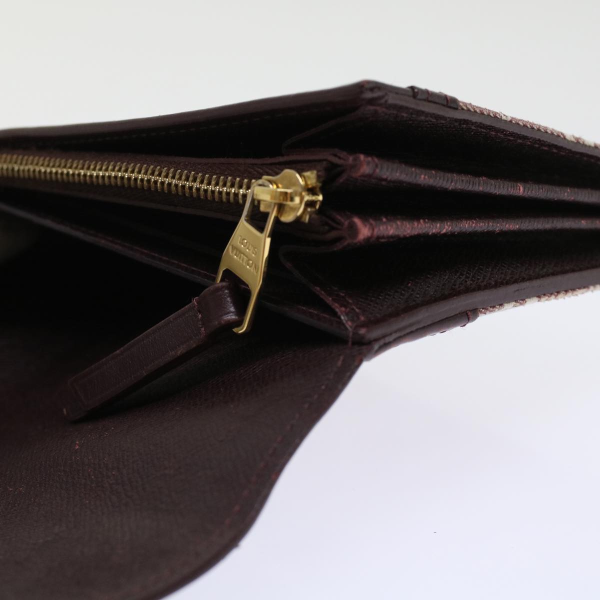 LOUIS VUITTON Monogram Ideal Portefeuille Sarah Long Wallet M63008 LV 46392