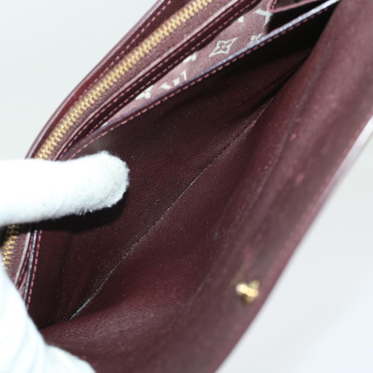 LOUIS VUITTON Monogram Ideal Portefeuille Sarah Long Wallet M63008 LV 46392