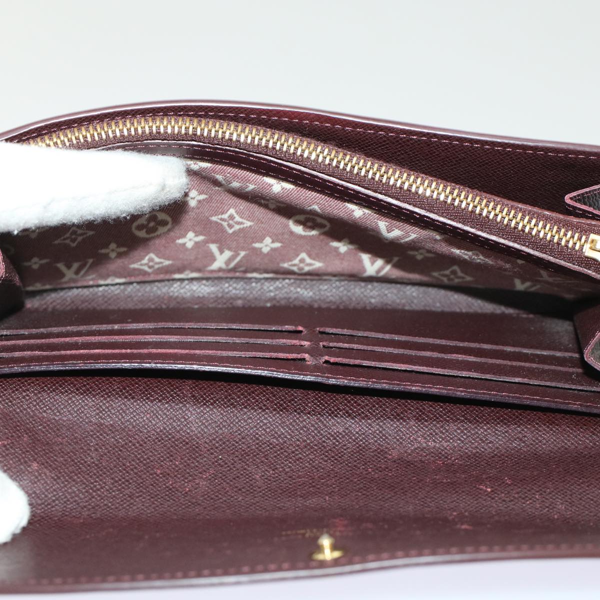LOUIS VUITTON Monogram Ideal Portefeuille Sarah Long Wallet M63008 LV 46392