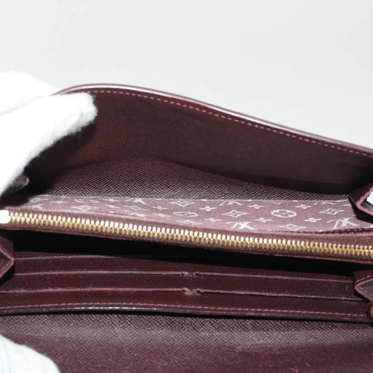 LOUIS VUITTON Monogram Ideal Portefeuille Sarah Long Wallet M63008 LV 46392
