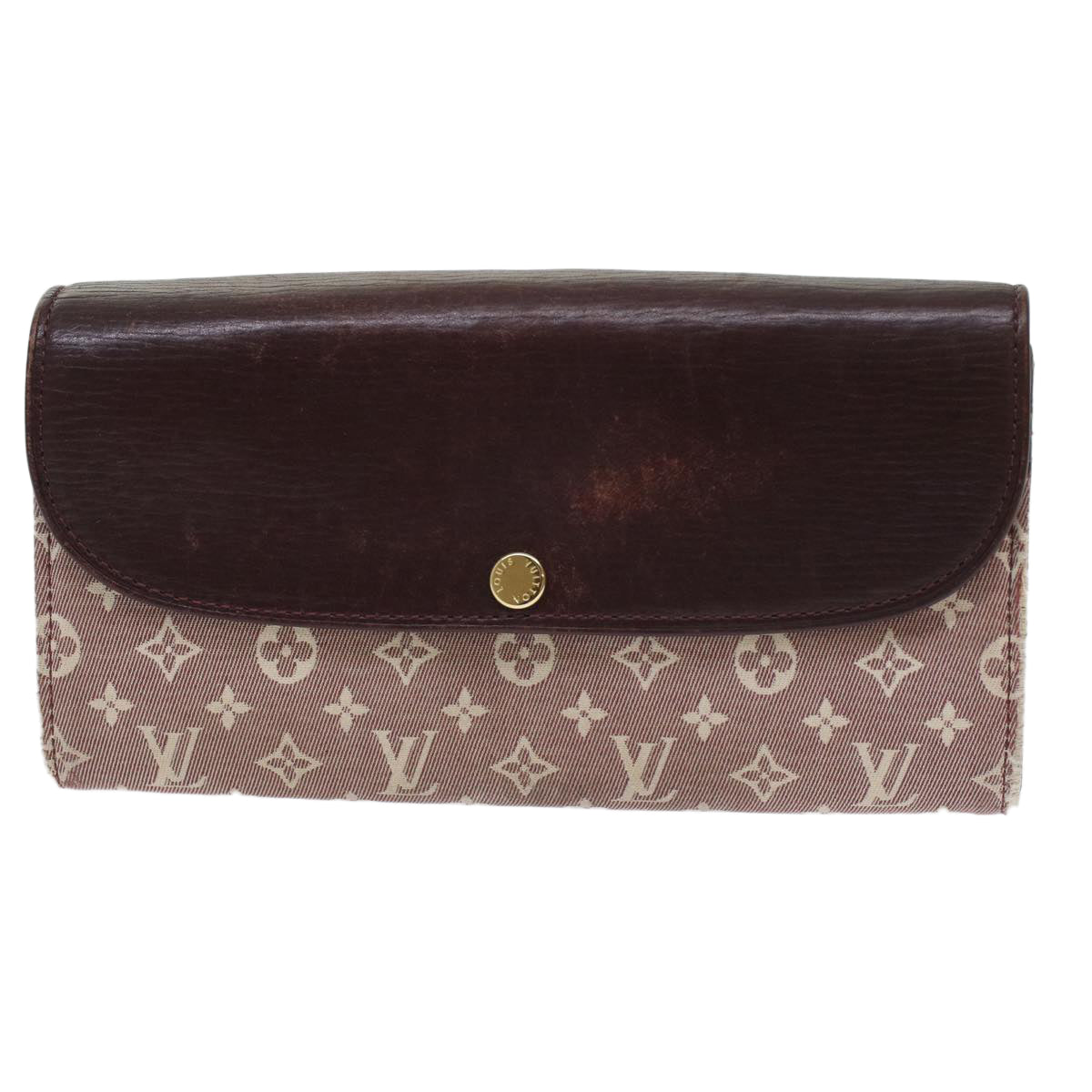 LOUIS VUITTON Monogram Ideal Portefeuille Sarah Long Wallet M63008 LV 46392