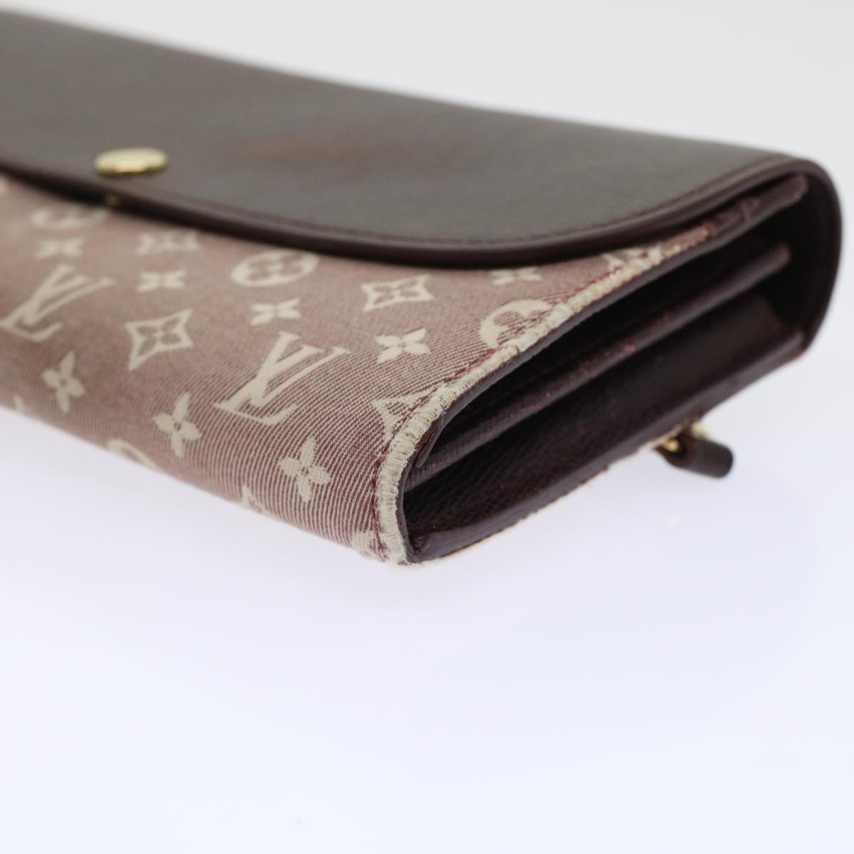 LOUIS VUITTON Monogram Ideal Portefeuille Sarah Long Wallet M63008 LV 46392