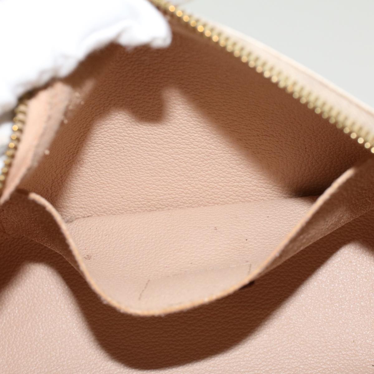 LOUIS VUITTON Damier Azur Pochette Cosmetic GM Pouch N23346 LV 46403