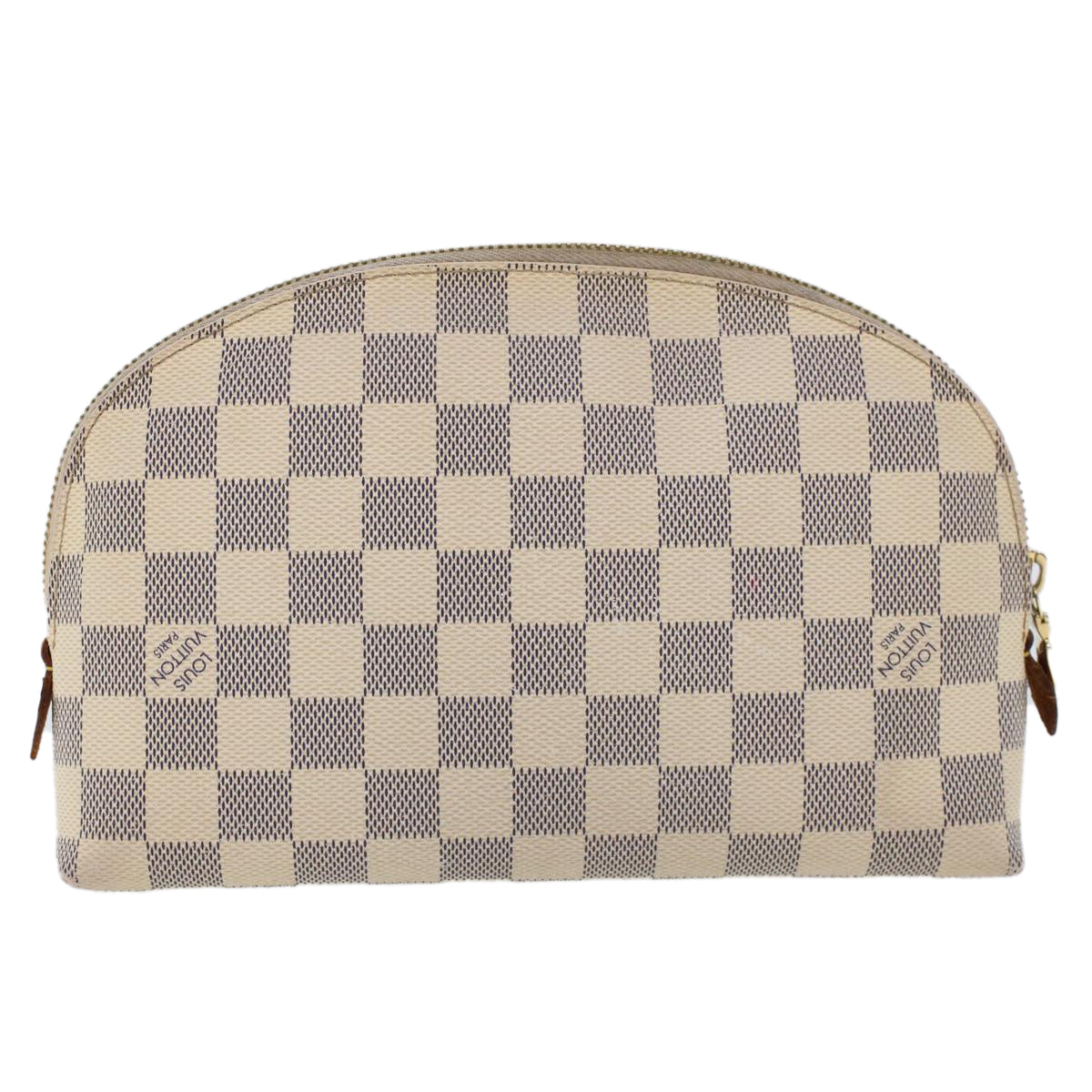 LOUIS VUITTON Damier Azur Pochette Cosmetic GM Pouch N23346 LV 46403