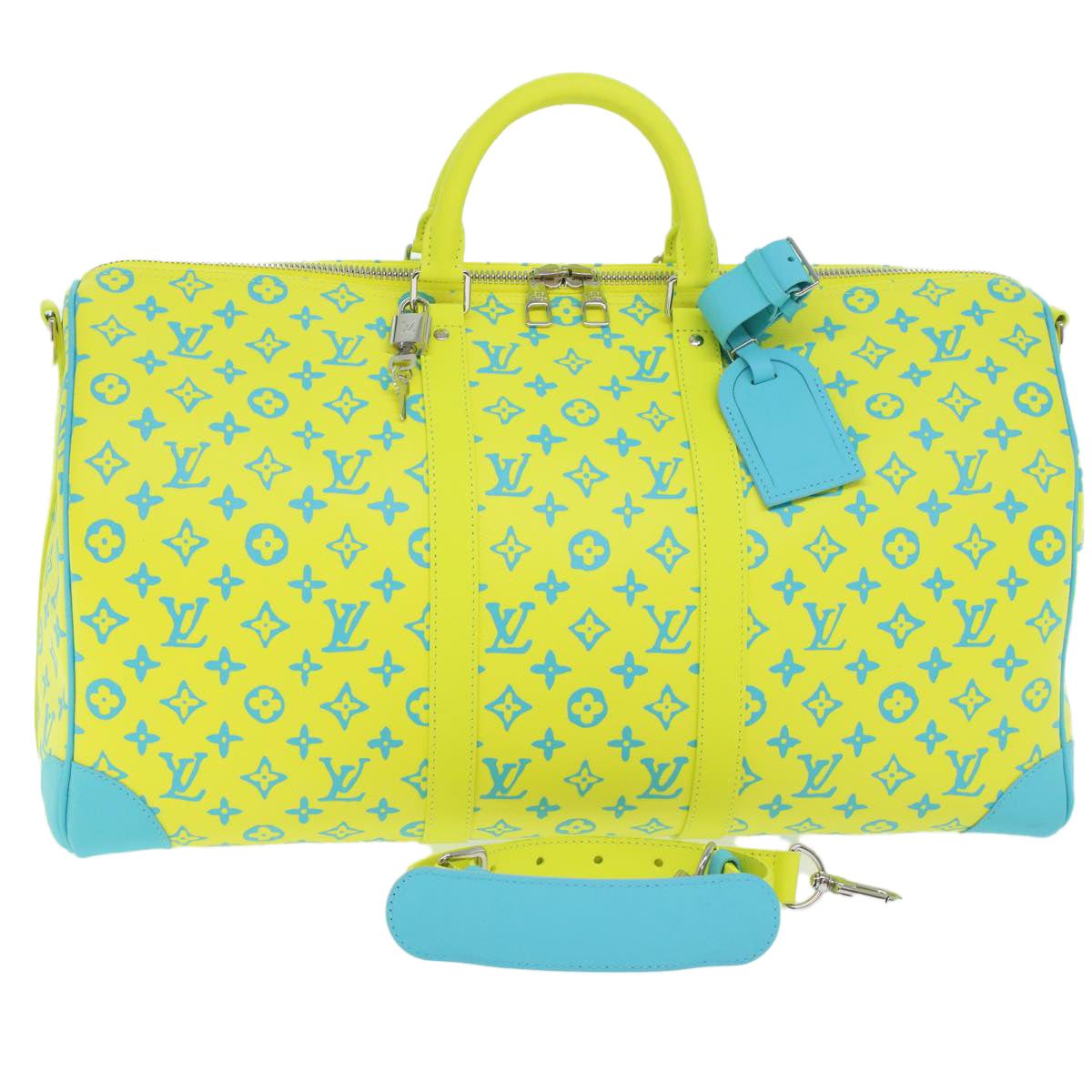 LOUIS VUITTON Monogram Neon Color Keepall Bandouliere 50 Bag M21869 46404A