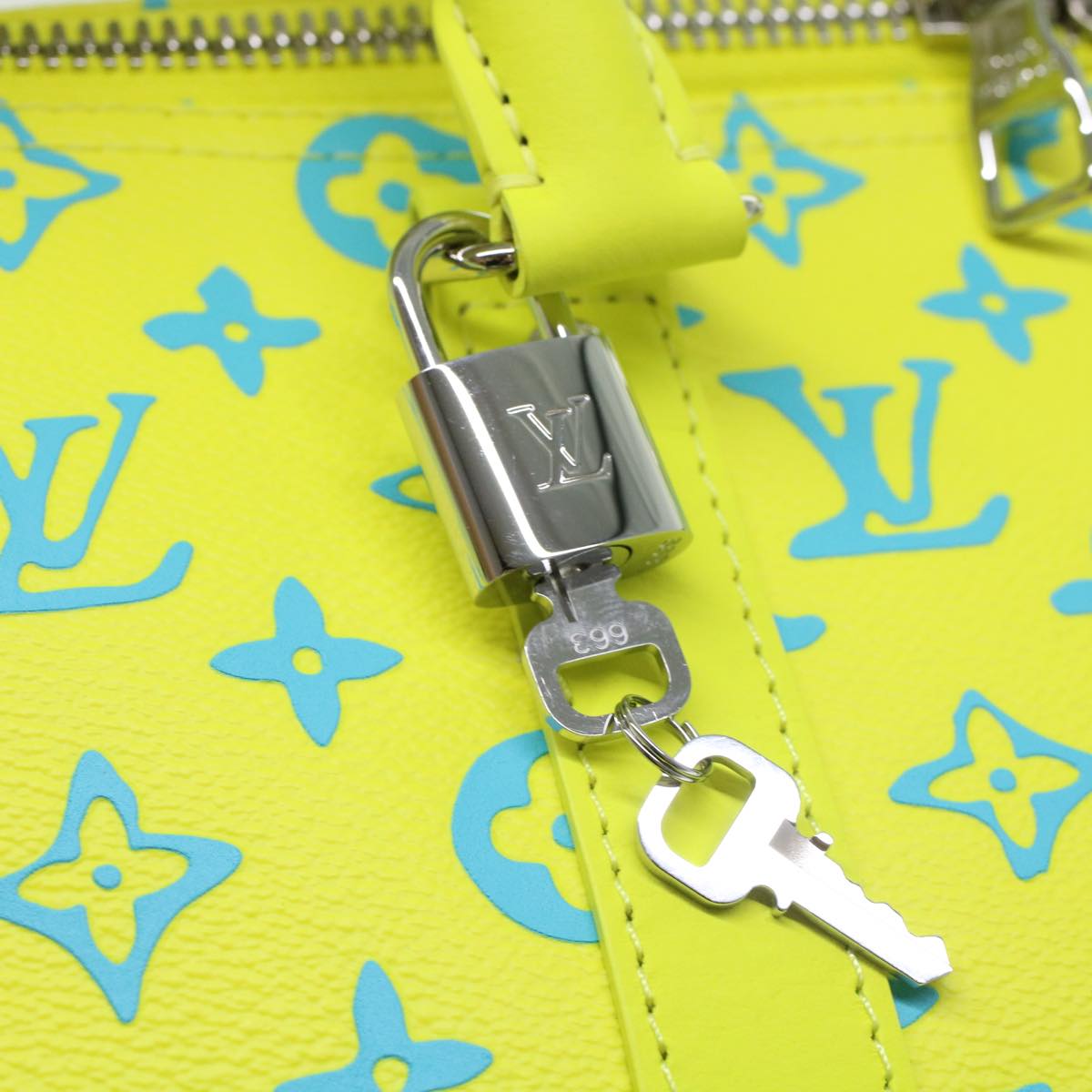 LOUIS VUITTON Monogram Neon Color Keepall Bandouliere 50 Bag M21869 46404A