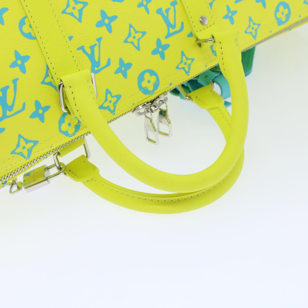 LOUIS VUITTON Monogram Neon Color Keepall Bandouliere 50 Bag M21869 46404A