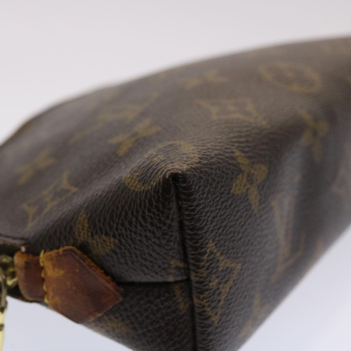 LOUIS VUITTON Monogram Pochette Cosmetic PM Cosmetic Pouch M47515 LV 46409
