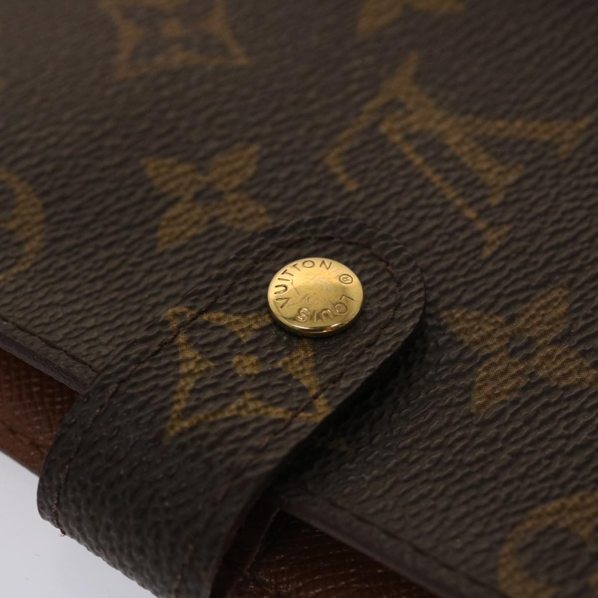 LOUIS VUITTON Monogram Agenda PM Day Planner Cover R20005 LV 46411