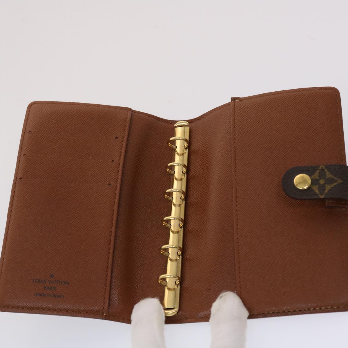 LOUIS VUITTON Monogram Agenda PM Day Planner Cover R20005 LV 46411