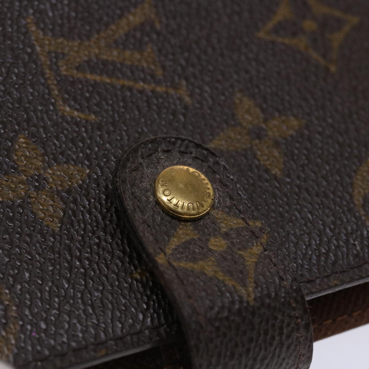 LOUIS VUITTON Monogram Agenda PM Day Planner Cover R20005 LV 46413