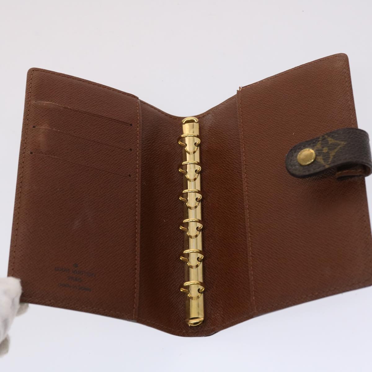 LOUIS VUITTON Monogram Agenda PM Day Planner Cover R20005 LV 46413