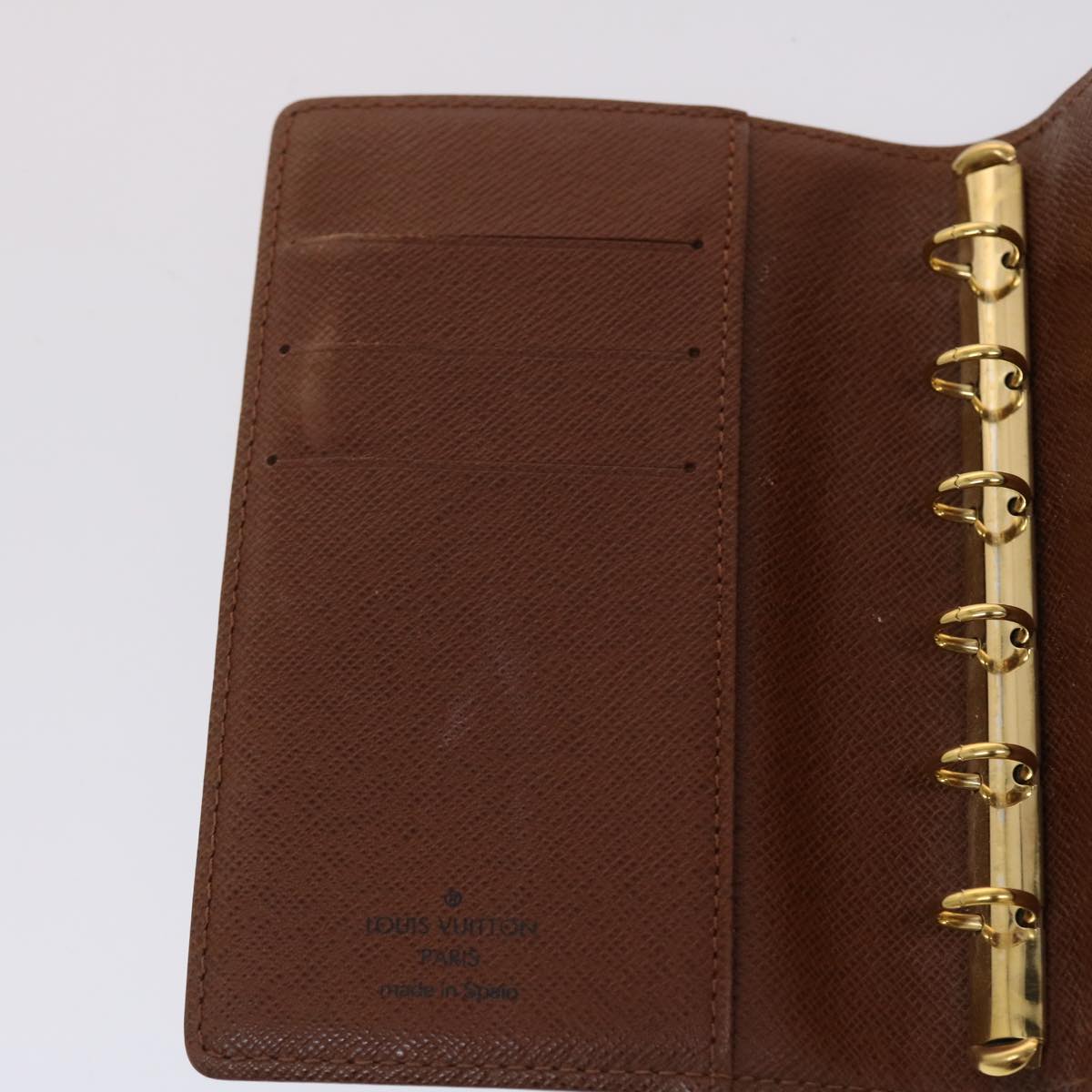 LOUIS VUITTON Monogram Agenda PM Day Planner Cover R20005 LV 46413