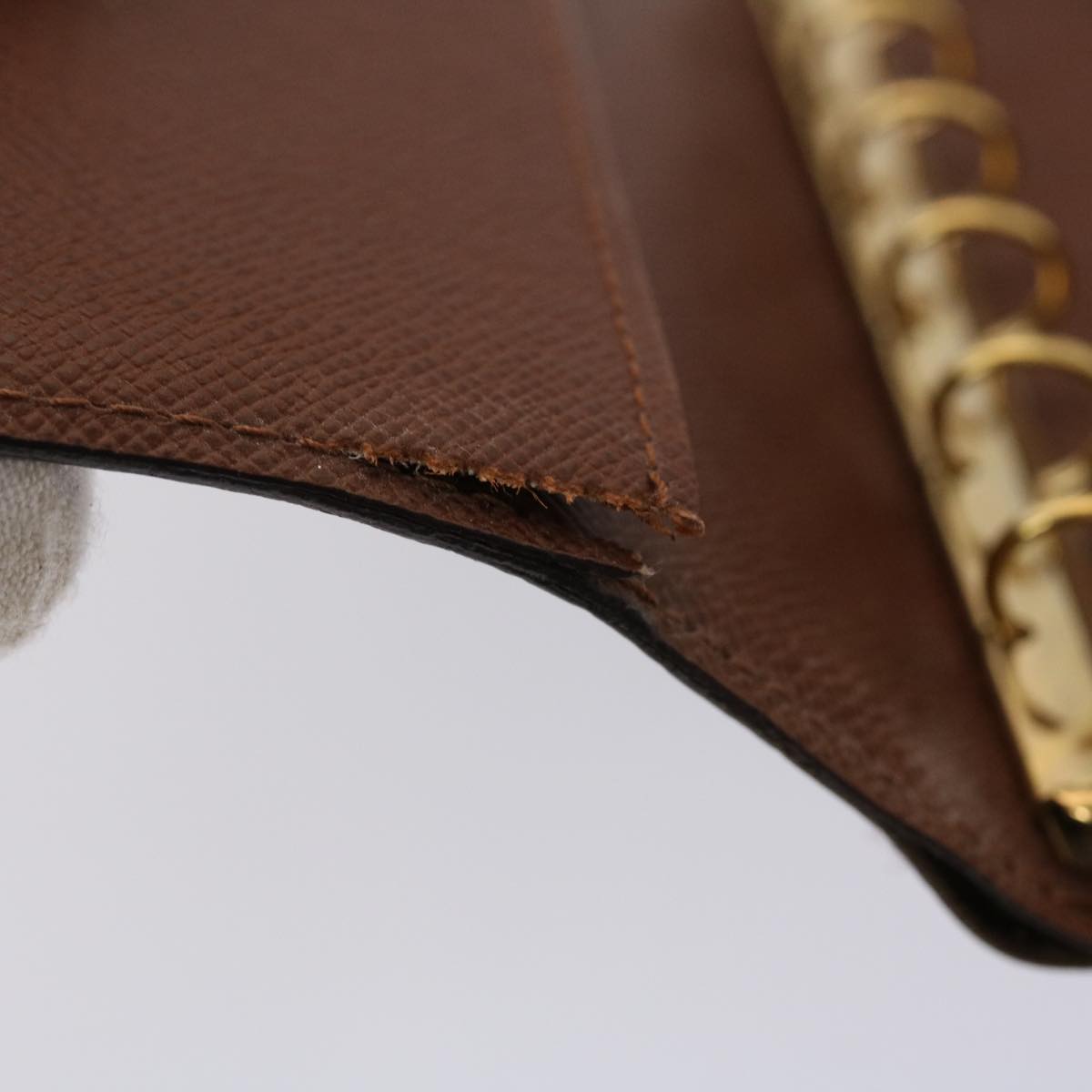 LOUIS VUITTON Monogram Agenda PM Day Planner Cover R20005 LV 46413