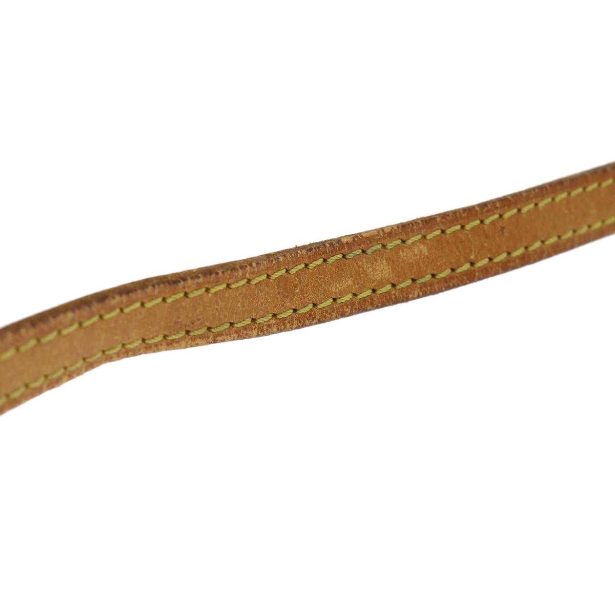 LOUIS VUITTON Shoulder Strap Leather 44.9"" Beige LV 46419