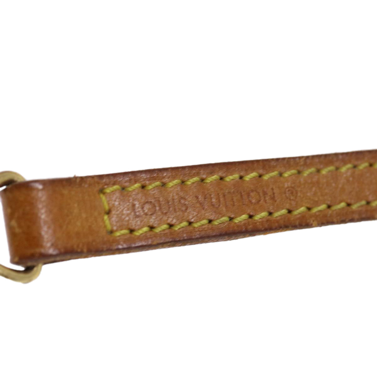 LOUIS VUITTON Shoulder Strap Leather 44.9"" Beige LV 46419