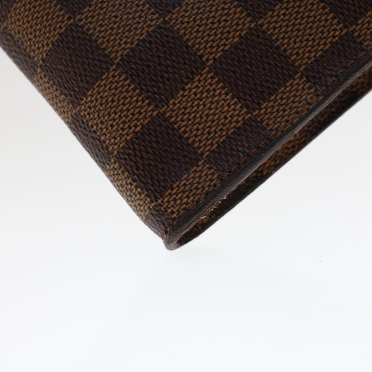 LOUIS VUITTON Damier Ebene Marais Pouch LV 46422